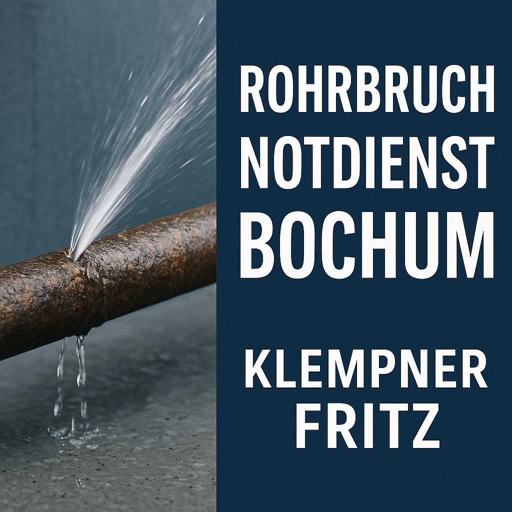 Rohrbruch Notdienst Bochum