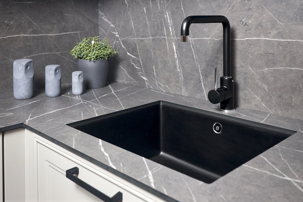Granit Spüle einbauen