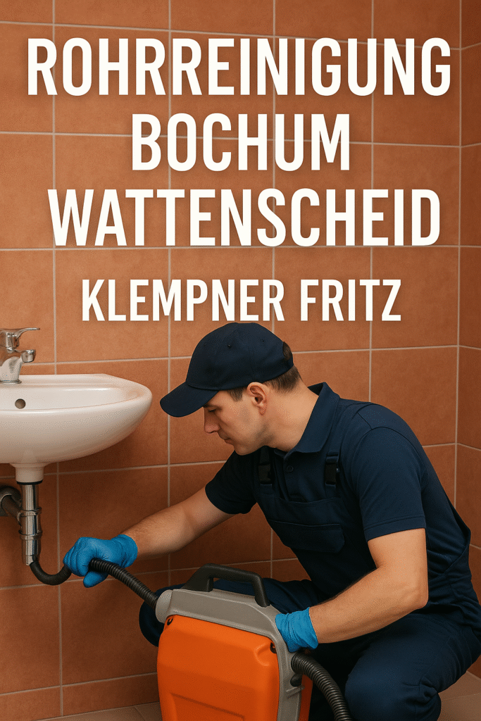 rohrreinigung bochum wattenscheid