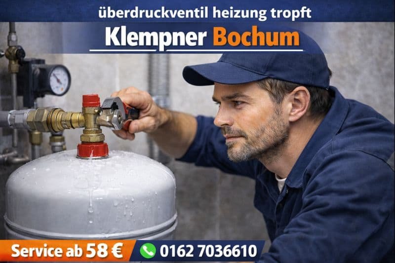 überdruckventil heizung tropft
