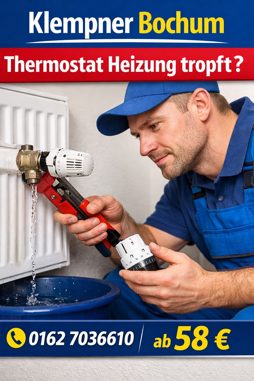 thermostat heizung tropft