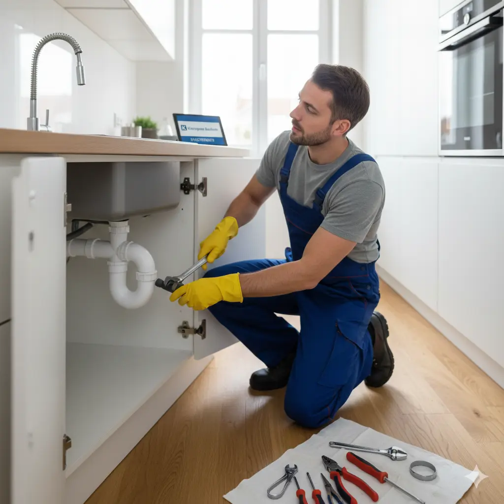 Professionelle Analyse bei Abfluss Spüle verstopft und stehendem Wasser