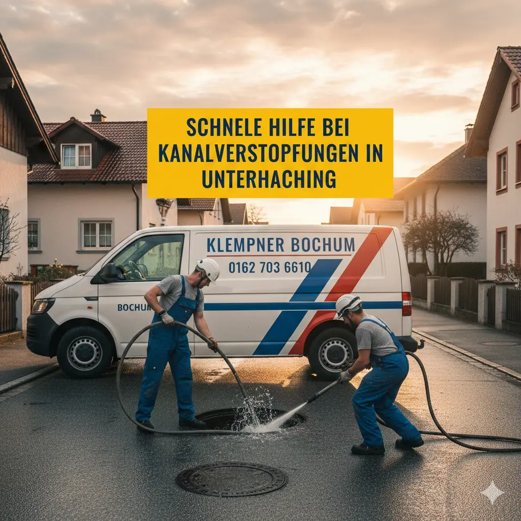 Schnelle Hilfe bei Kanalverstopfungen in Unterhaching