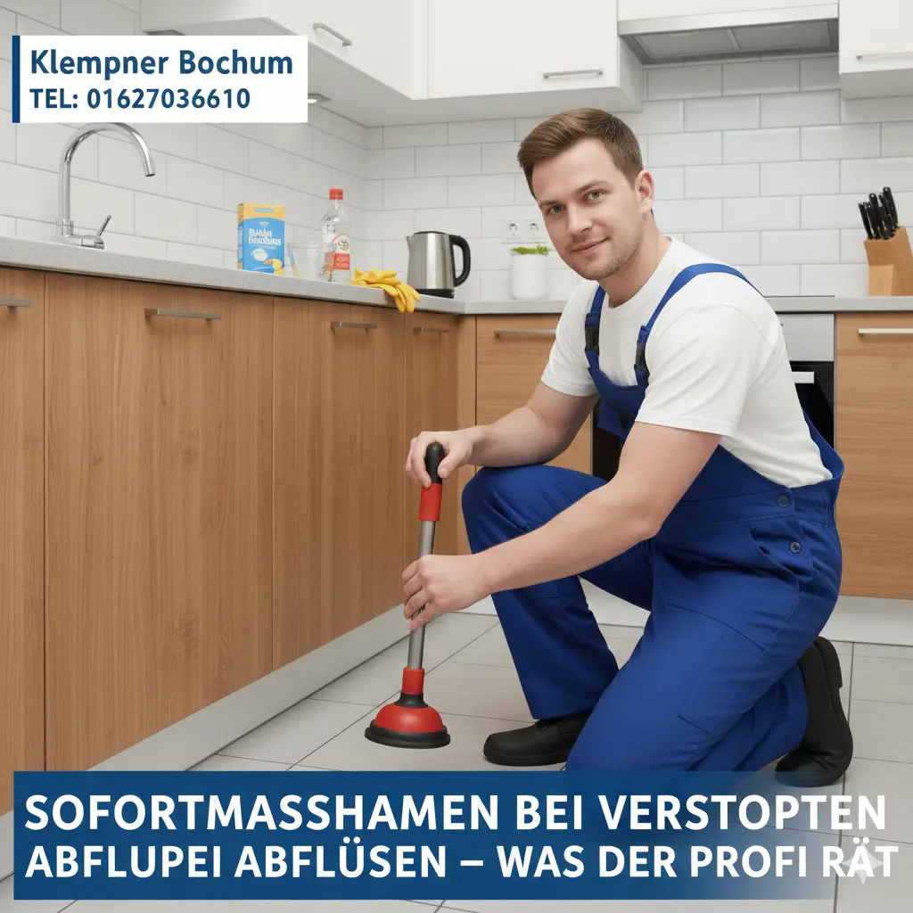 Sofortmaßnahmen bei verstopften Abflüssen – was der Profi rät